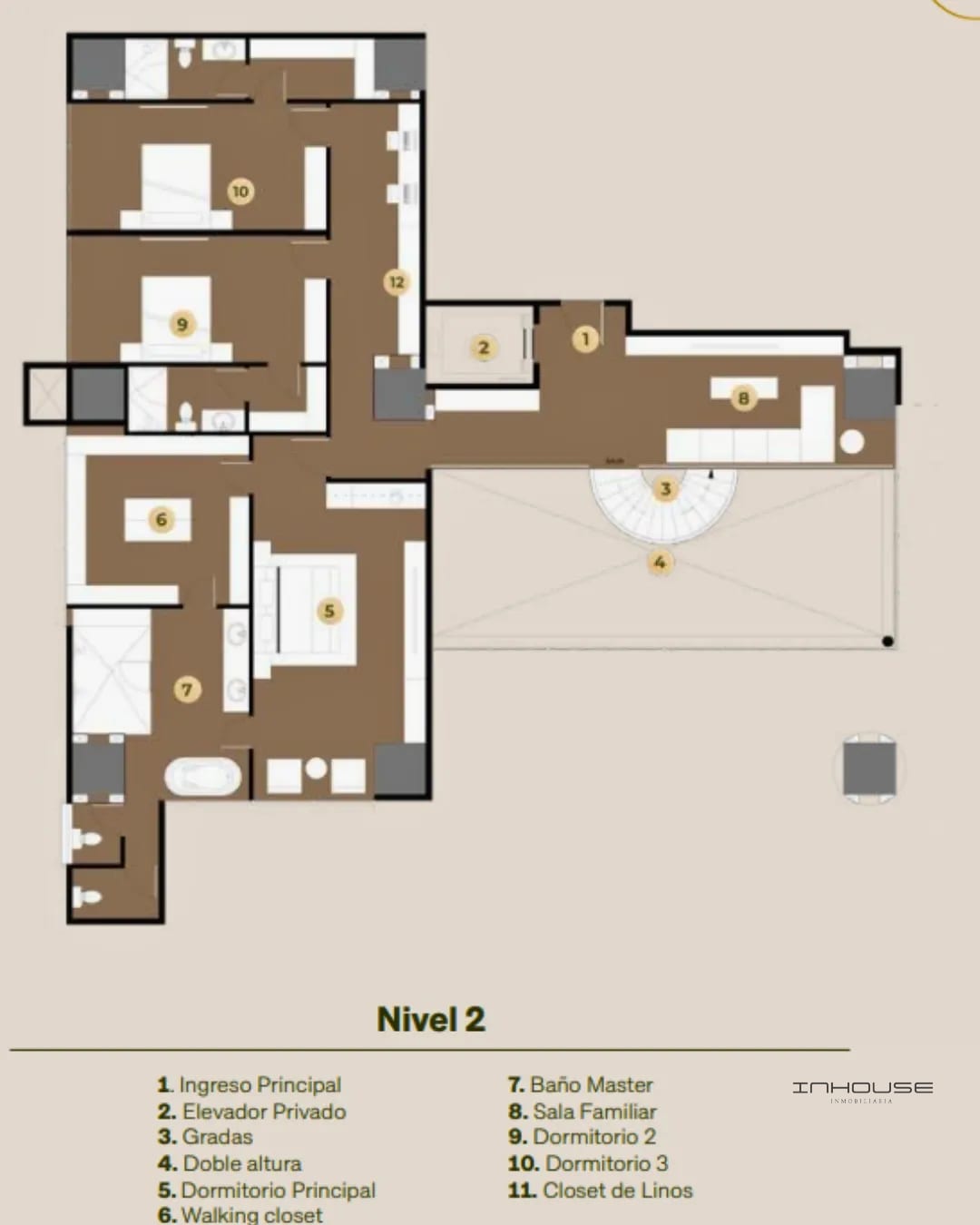 Apartamento en Venta Zona 10, Giardino en Nivel Alto — Apartamento en Venta en Zona 10, Guatemala, Ciudad — foto 7 de 12