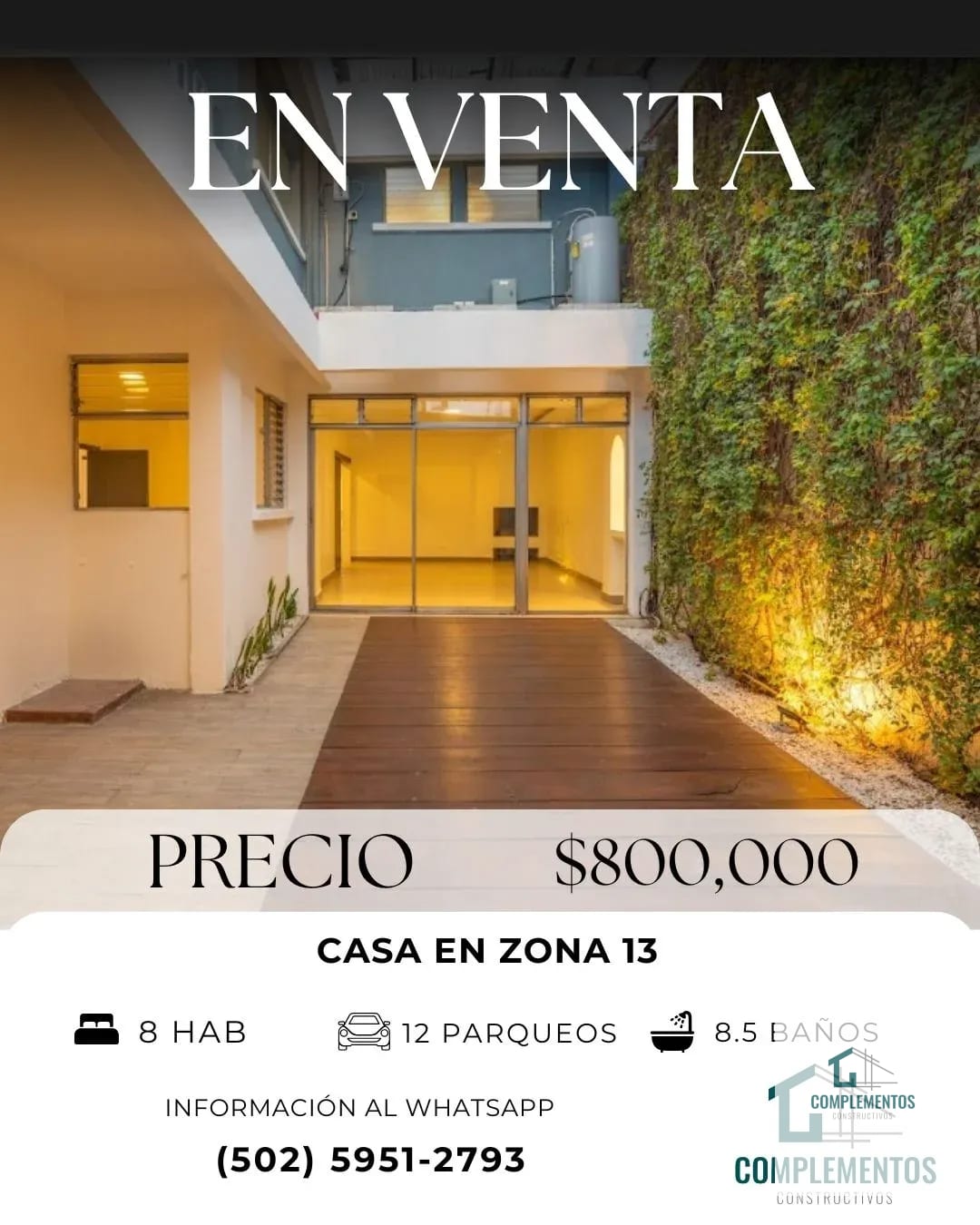 Casa en venta Zona 13 para Inversionista, perfecta para oficina. — Casa en Venta en Zona 13, Guatemala, Ciudad — foto 1 de 11