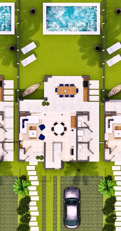 Casa en Venta Frente al Mar en Planos — Casa en Venta en Damare, Puerto San José, Escuintla — foto 7 de 8