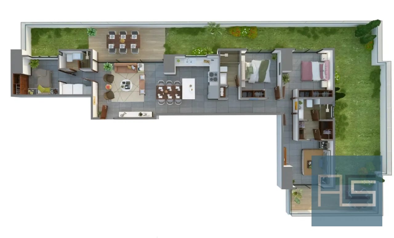 *Moderno Apto para estrenar de 3 habitaciones con jardín y dorm de servicio en Vista Hermosa II, zona 15* — Apartamento en Venta en Arles, Zona 15, Guatemala, Ciudad — foto 1 de 17
