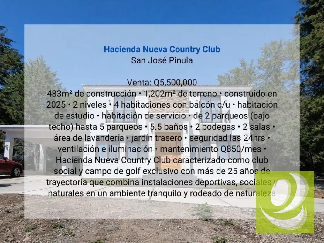 Casa en Venta en Hacienda Nueva Country Club San José Pinula — Casa en Venta en Hacienda Nueva, San José Pinula, Guatemala, Ciudad — foto 3 de 11