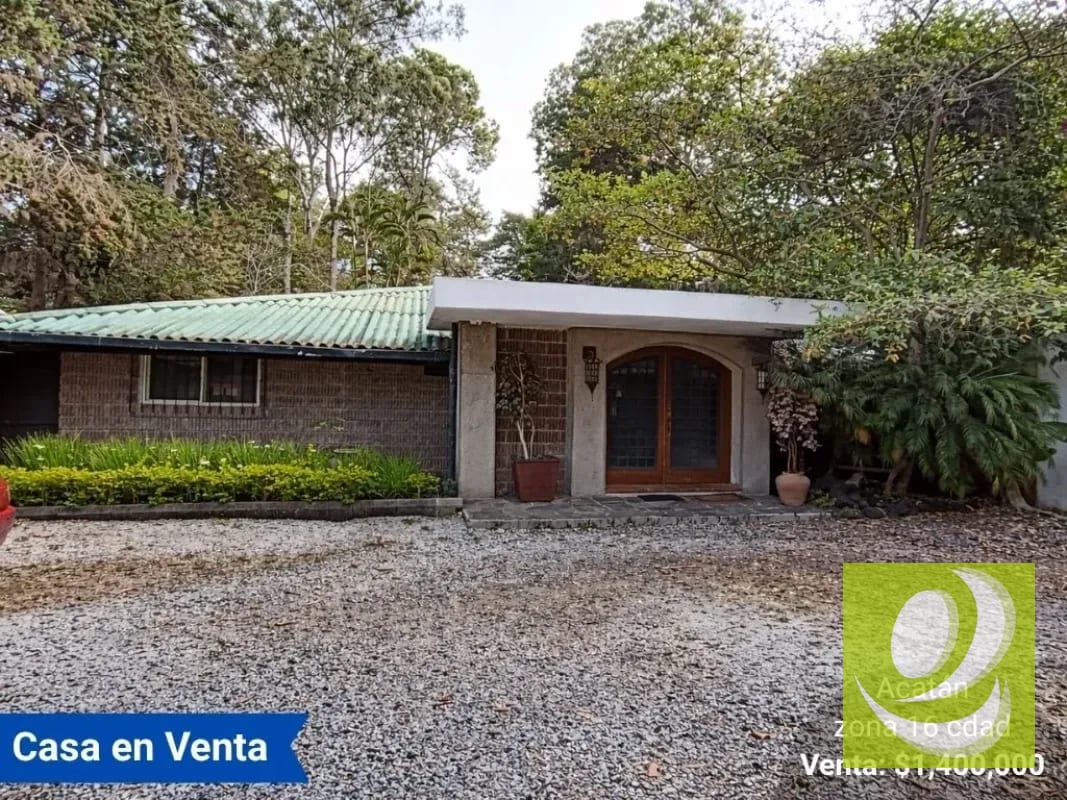 Casa en Venta en Acatán zona 16 cdad — Casa en Venta en Acatan, Altos de Narbona, Zona 16, Guatemala, Ciudad — foto 1 de 10